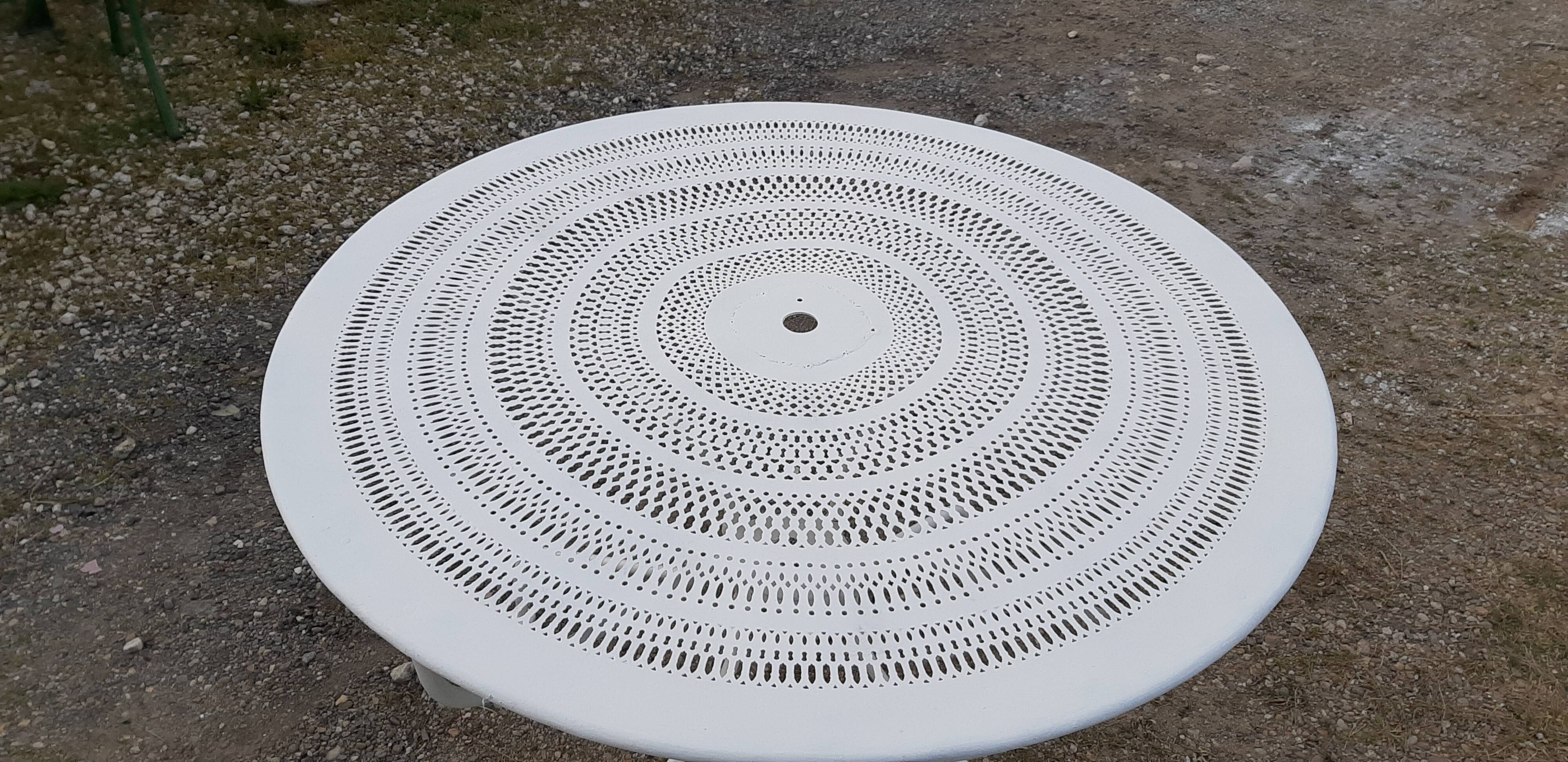 Wrought Iron Garden Table 1900