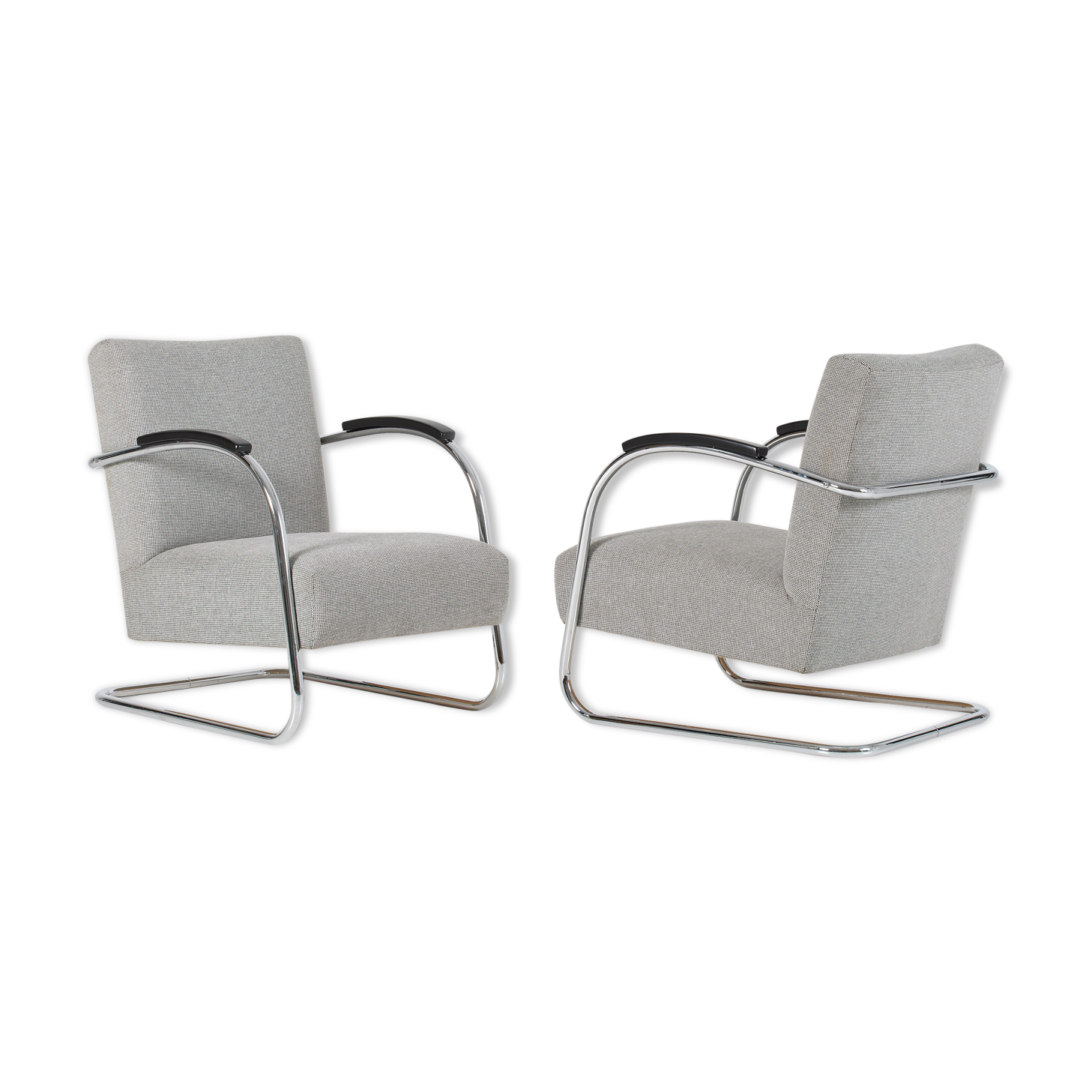 Set of 2 cantilever armchairs from Mucke & Melder, 30's