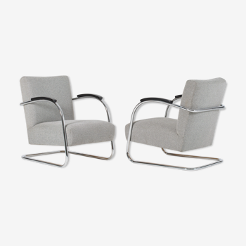 Set of 2 cantilever armchairs from Mucke & Melder, 30's