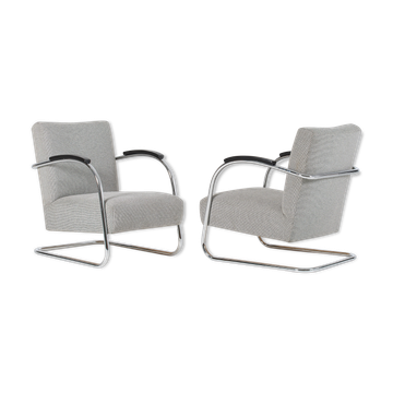Set of 2 cantilever armchairs from Mucke & Melder, 30's