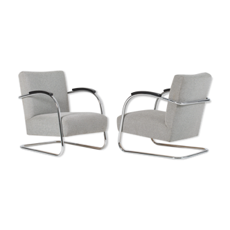 Set of 2 cantilever armchairs from Mucke & Melder, 30's