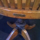 American oak desk chair 1920/30 Cosmo Paris
