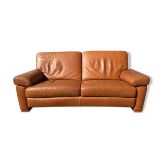 Leather sofa 1980 Burov
