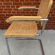 Chaise Cesca modèle Marcel Breuer avec accoudoirs B64
