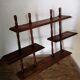 Wooden wall shelves