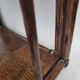 Bamboo Shelf / Smoked glass on foot 70s