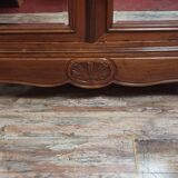 Antique mirrored wardrobe in Louis XV Rococo style