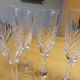 4 flutes à champagne en cristal de Saint louis modele Chantilly