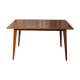 Scandinavian style wooden dining table