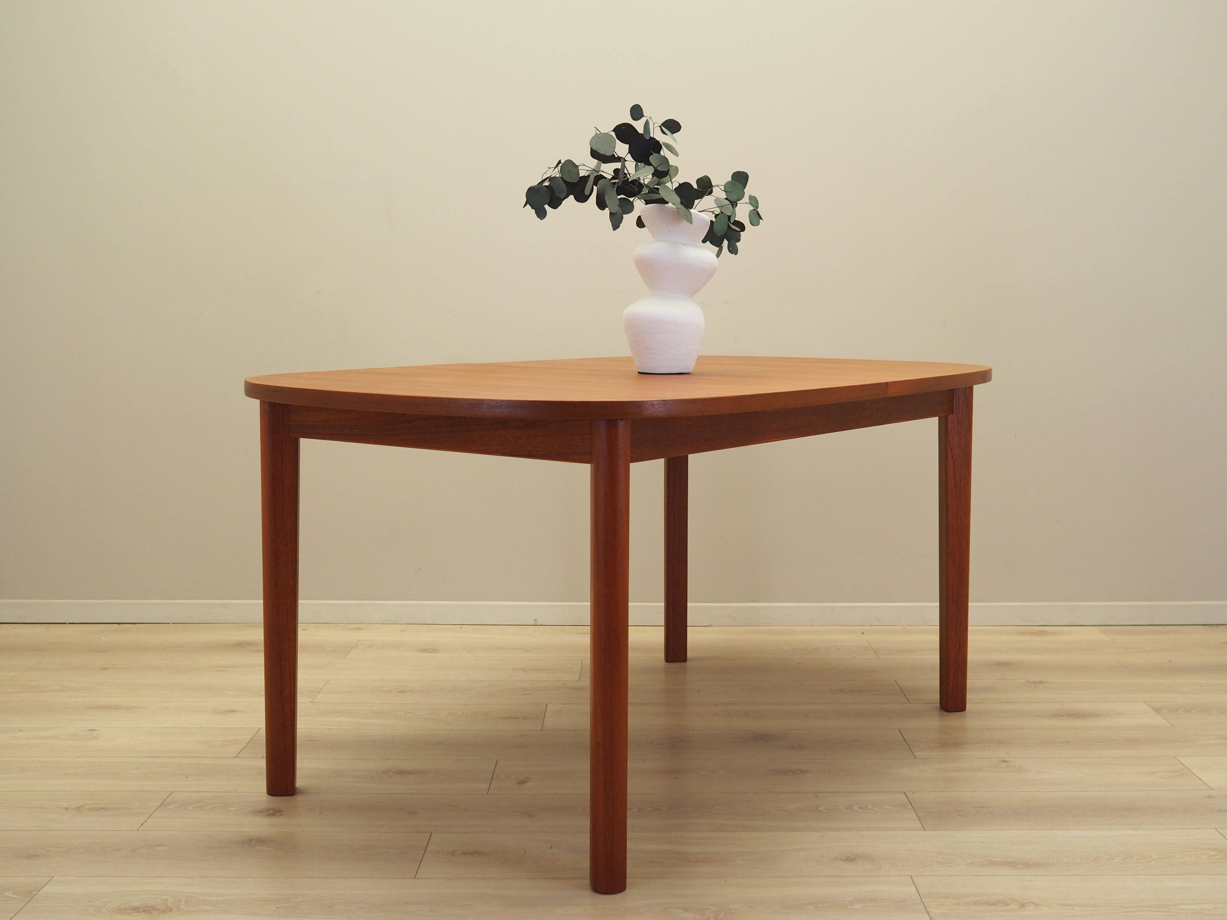 Teak table, Danish design, 1970s, manufacturer: Farstrup Møbler