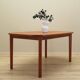 Table en teck, design danois, années 1970, fabricant : Farstrup Møbler