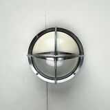 Mid-century Danish metal outdoor wall light model Pirate by Eva Koppel, Nils Koppel, Gert Edstrand for Nordisk Solar, 1960s.