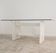 Table à manger Pierre Cardin en bois et cristal design années 70 moderne