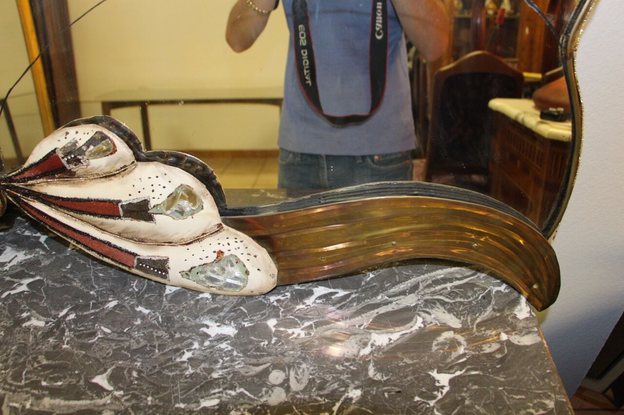 Butterfly mirror 1970 130x90cm