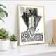 Vintage poster - advertising print - louis vuitton - 30x40cm, 1930s