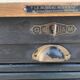 Vintage GRADIAM filing cabinet with a flap.