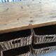Craft furniture with wicker baskets