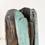 Brutalist Sculptural Ceramic Vase