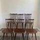 6 vintage bistro chairs
