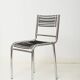 Pair of chrome chairs "Sandow" (1 of 3), René Herbst, 1980s