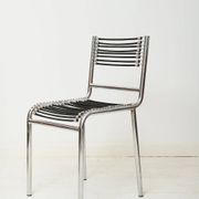 Pair of chrome chairs "Sandow" (1 of 3), René Herbst, 1980s