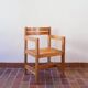 Vintage straw chair