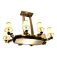 Art deco ceiling light dorizon house