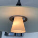 Postmodern Helestra Leuchten pendant light in opaline and frosted glass