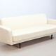 Vintage white Danish design sofa bed