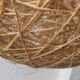 70's sisal pendant light