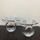 Pair of Art Deco Cristallerie de Vannes candlesticks