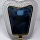 Table Mirror by Barovier & Toso, Murano Glass, Italy, 1940s