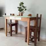 Solid oak farmhouse table 30/40s