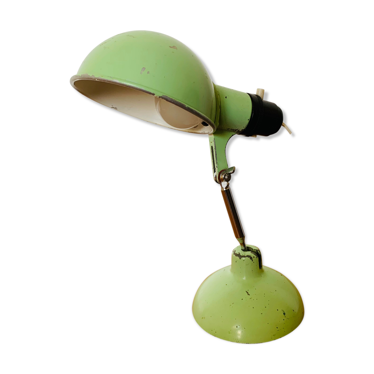 Vintage travel folding lamp Metek 1950