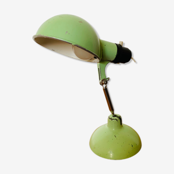 Lampe pliante vintage de voyage Metek 1950