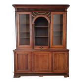 Buffet / Library 2 Bodies in Solid Cherry - Directoire Style