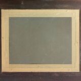 Painting "Bouquiniste - Quais de Seine" Paris Watercolor circa 1950 signed + frame