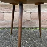 Table basse cocktail formica française vintage 1960 déco bohème