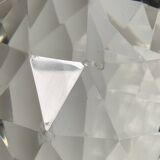 19th century crystal and bronze staircase ball