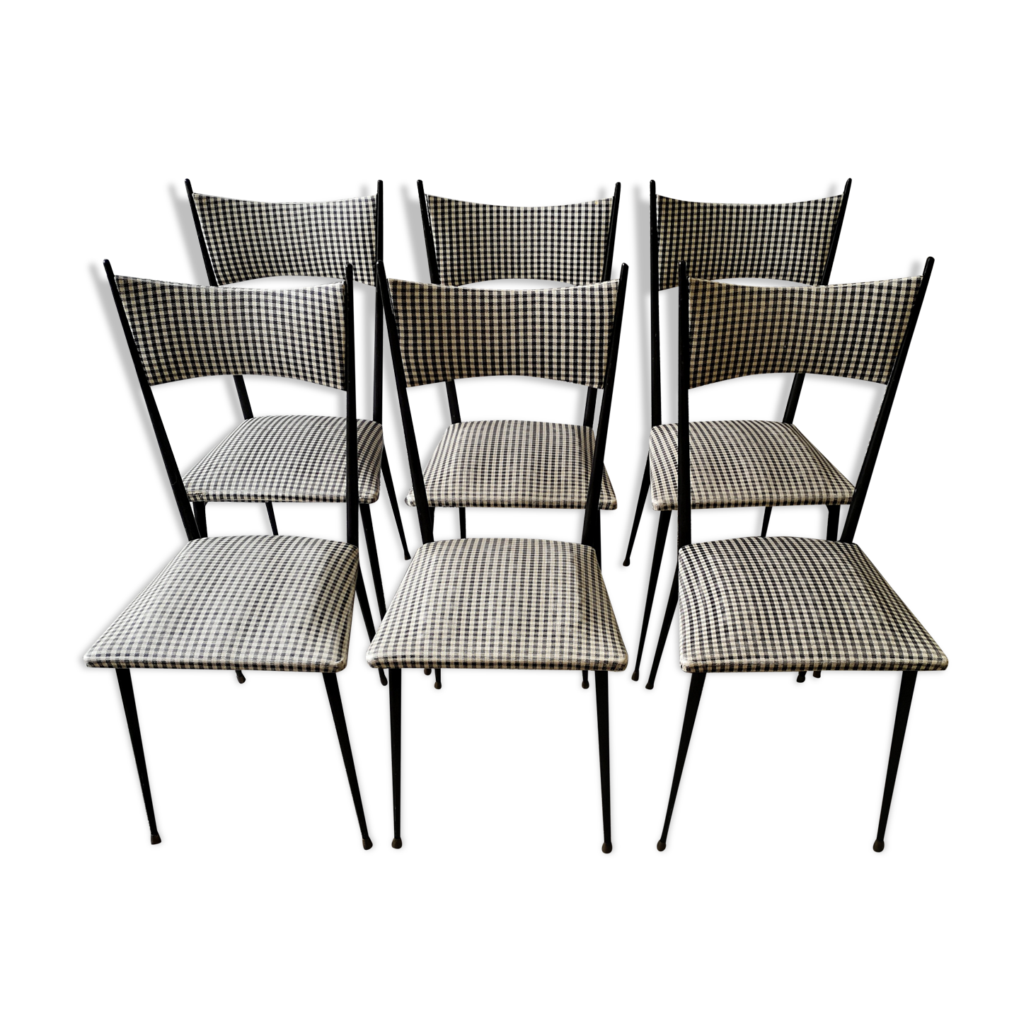 Suite de six chaises colette gueden