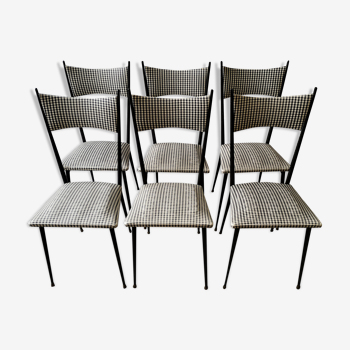 Suite of six chairs colette gueden