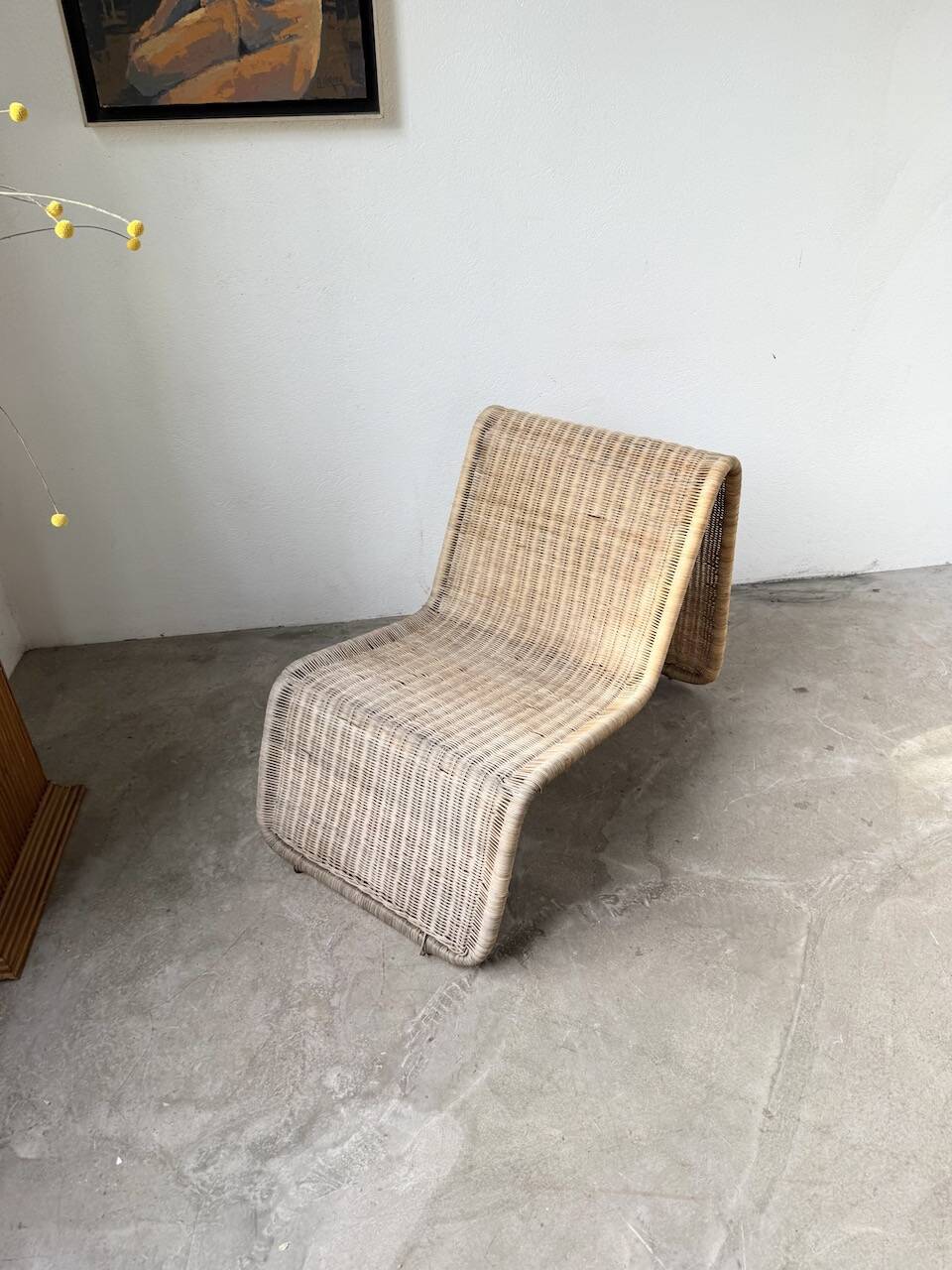 Hestra woven wicker armchair by Ikea 1982