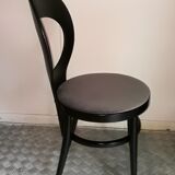 Baumann "seagull" gray velvet chair