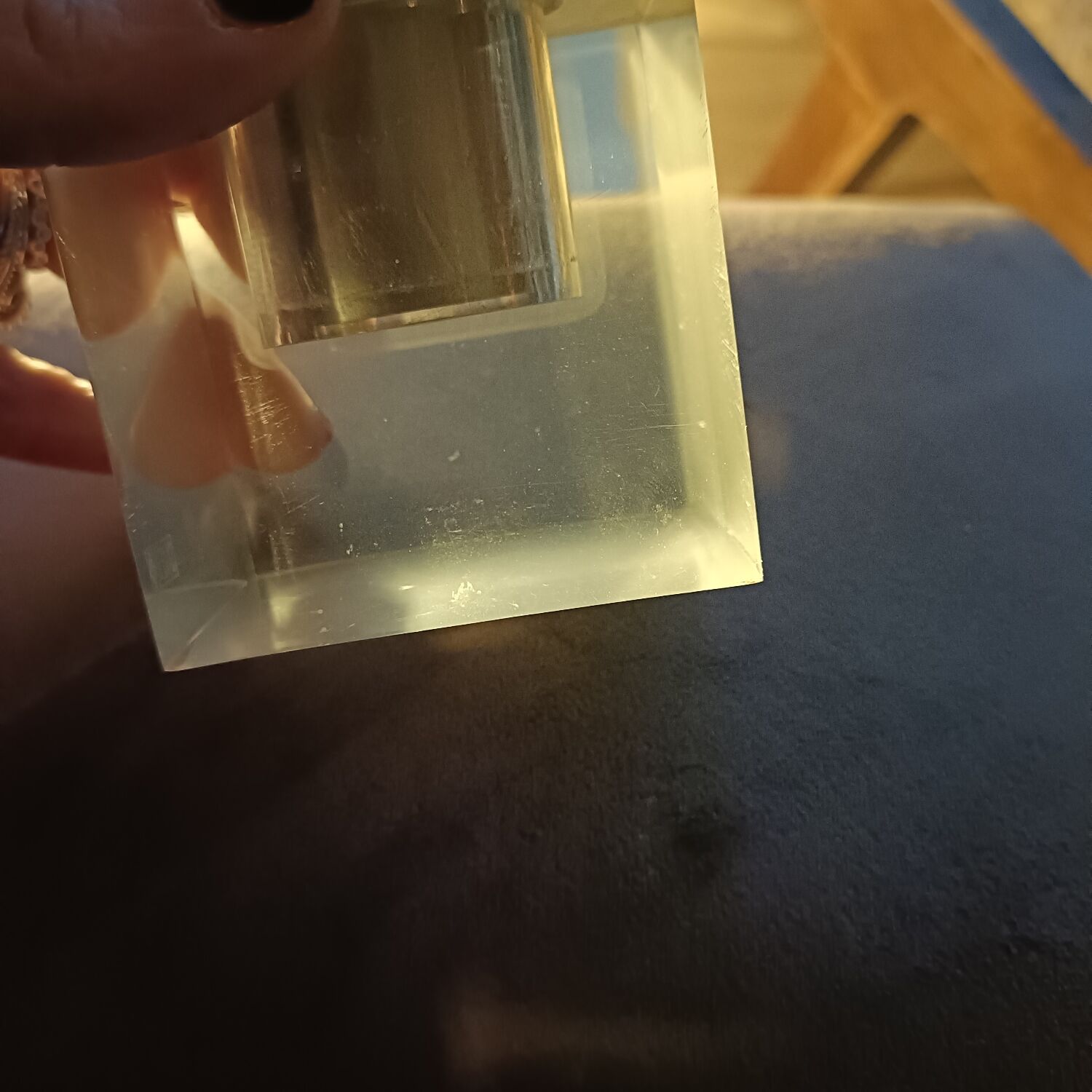 Transparent table lighter Saviem