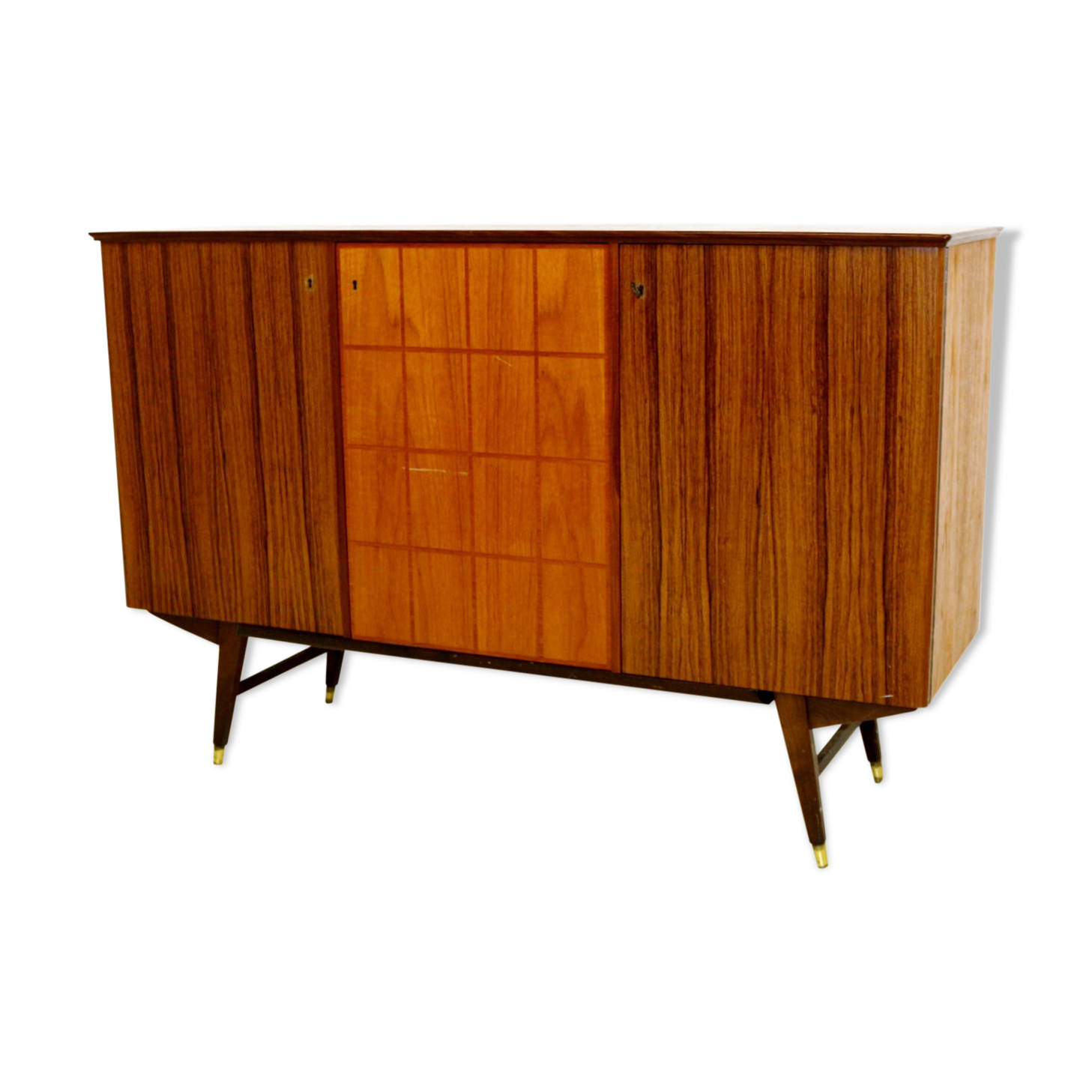 Commodity-enfilade, teak and rosewood Suede 1950