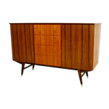 Commode-enfilade en teck et palissandre Suède 1950