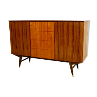 Commodity-enfilade, teak and rosewood Suede 1950