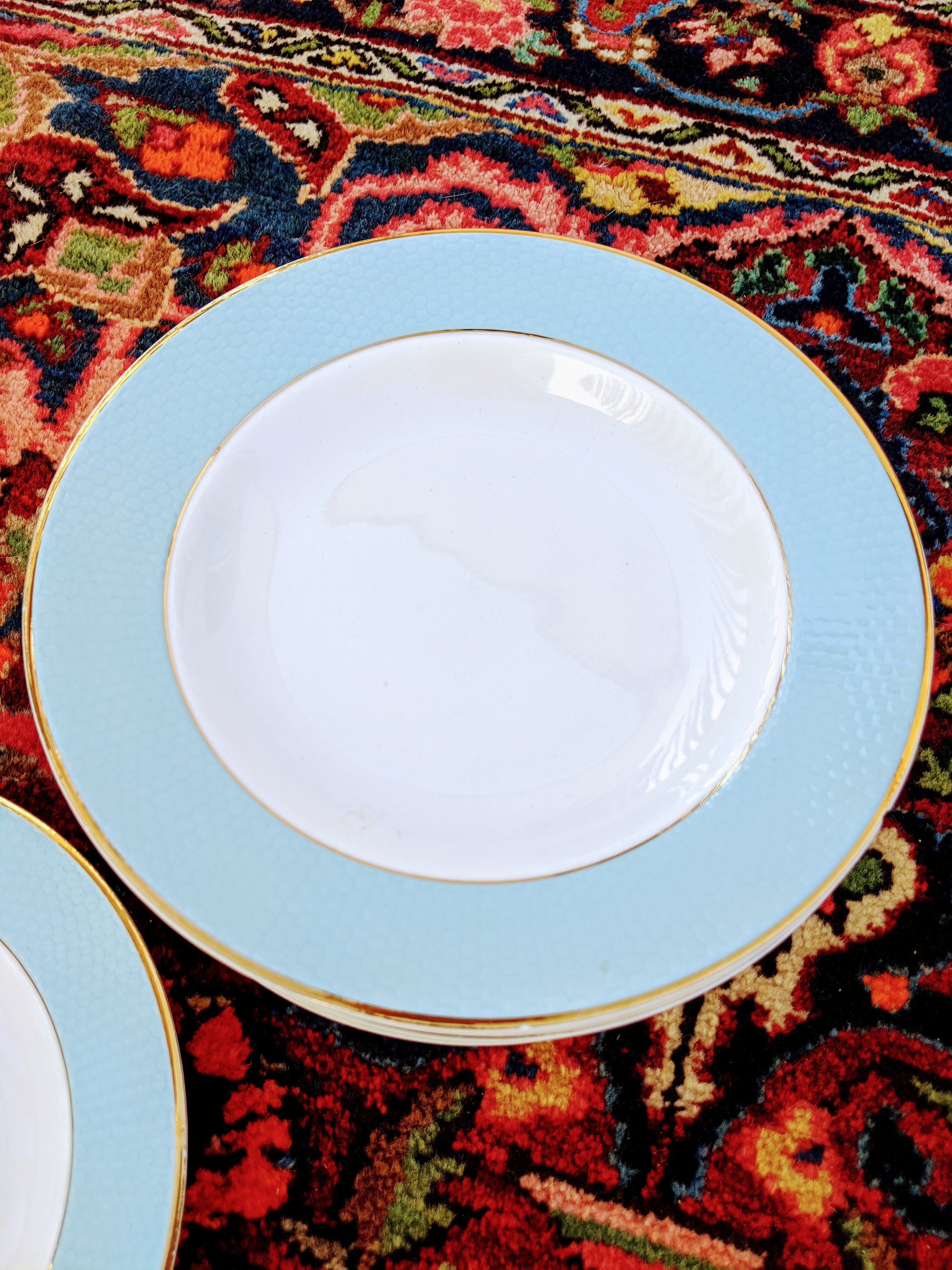 Lot of 11 hollow plates L'Amandinoise