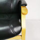 Leather reclining armchair, Nordic Easy Chair, Denmark.
