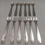 Christofle Atlas - 12 silver-plated oyster forks in very good condition.